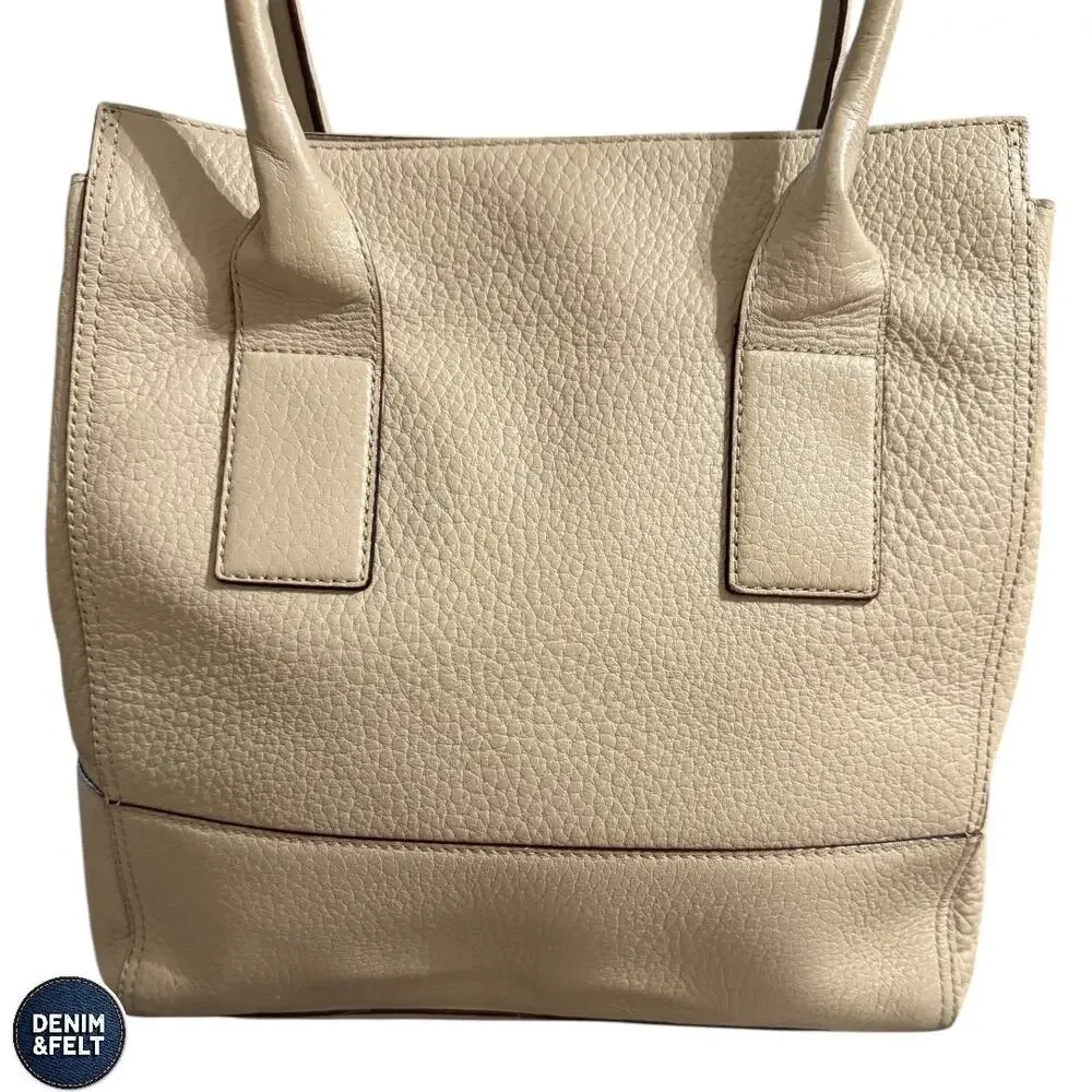 Kate Spade Southport Avenue Linda Large Leather Tote Sand‎ Pearl Work Travel
